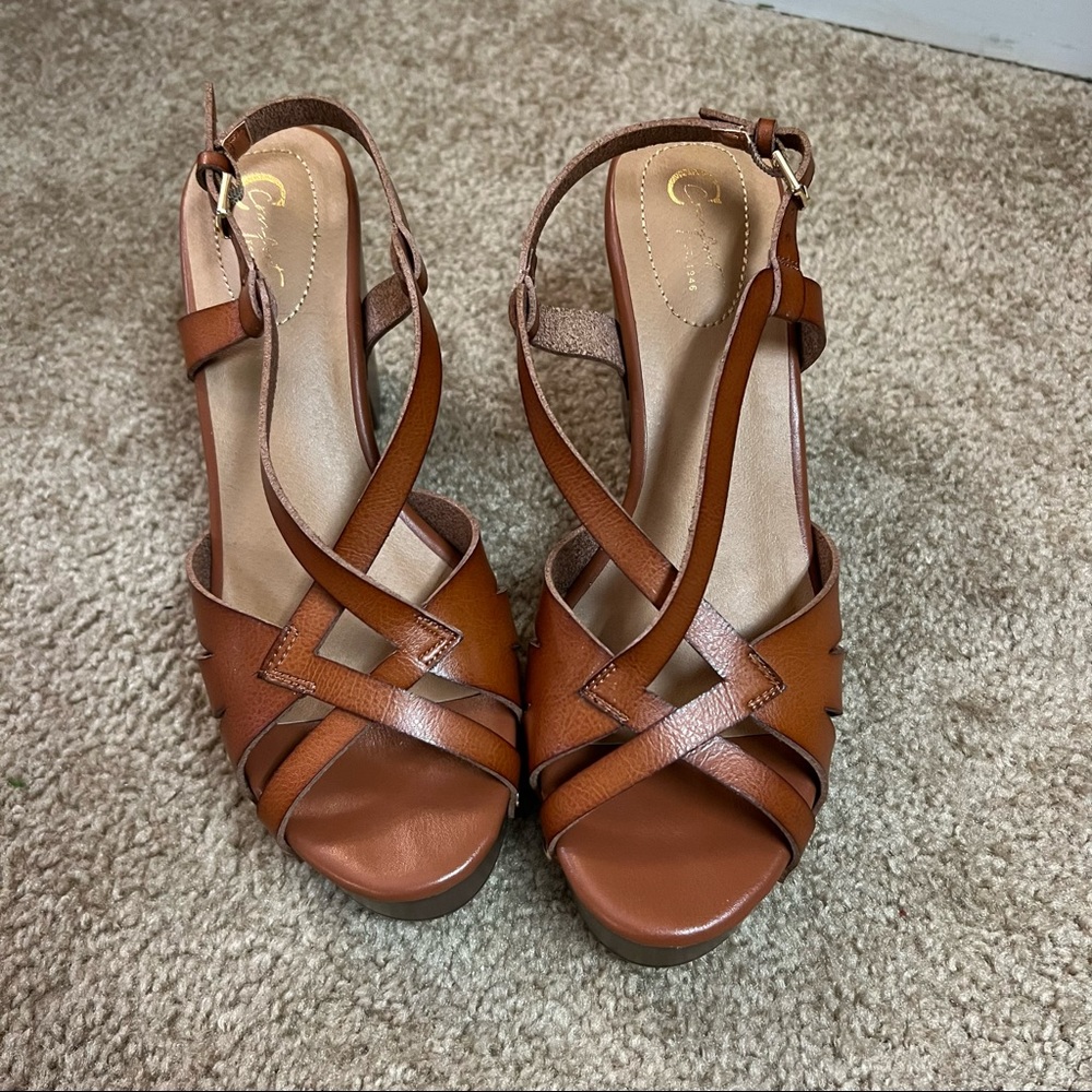 NWT Comfort Block Wedge Heels from Cato